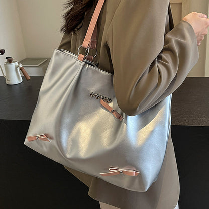 Elegante Faux-Leder Hobo Tasche