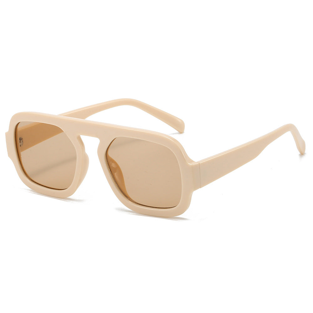 Oversized geometrische Linsen Sonnenbrille Brehn