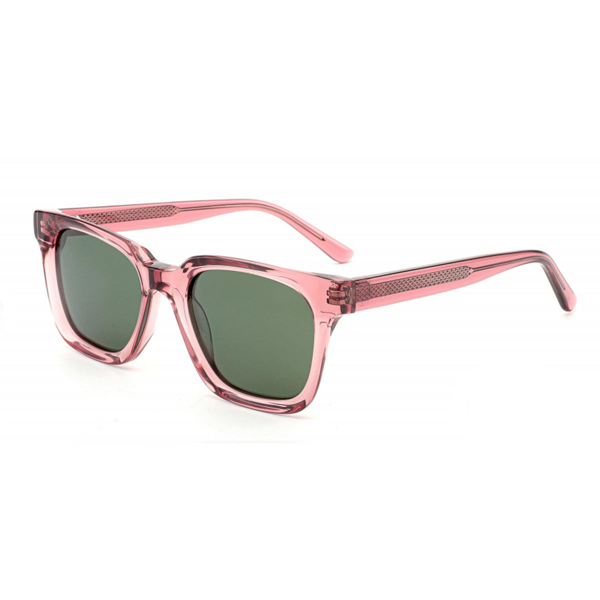 Damen stilvolle Sonnenbrille mit breitem, rechteckigem Rahmen und UV-Schutz Brehn