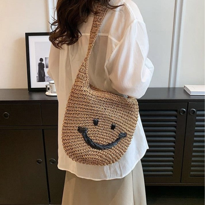 Handtasche mit Lächelndem Motiv Brehn