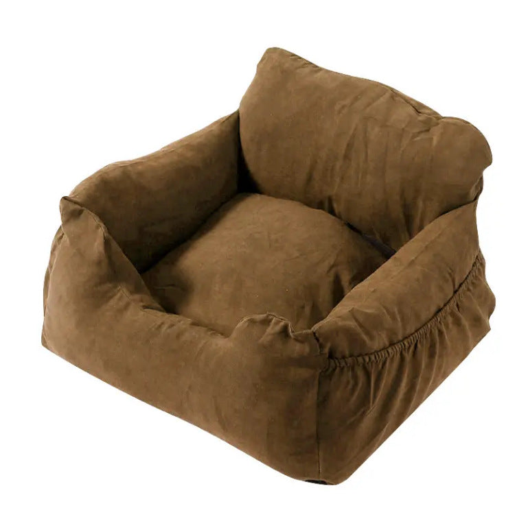 Gepolsterter gestreifter Haustier-Sessel Hundebett