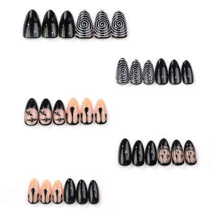 Themen Dekorative Press-On Nagelset