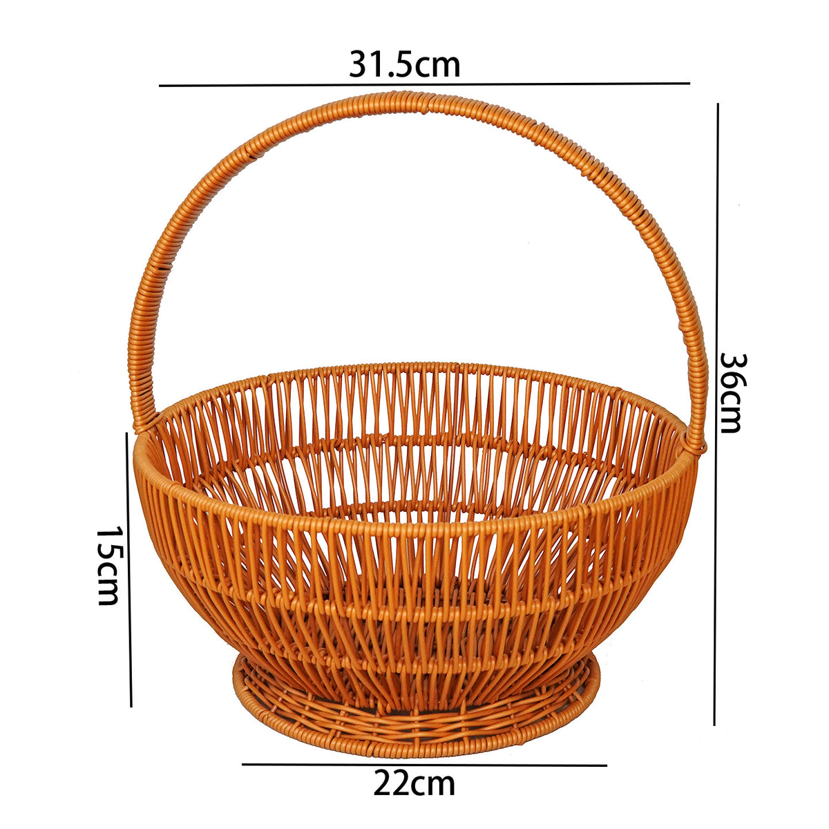 Handgefertigter Korb aus Wicker Brehn