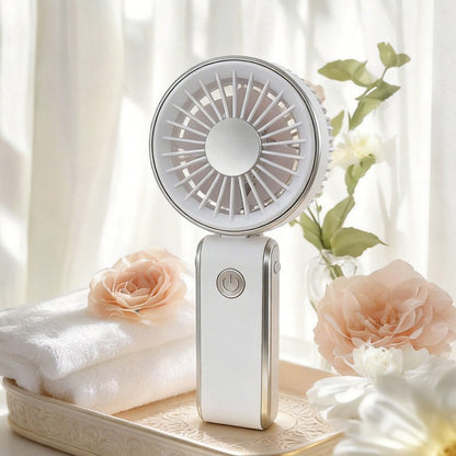 Damen tragbarer Mini-Handventilator mit intelligentem Luftstrom Brehn