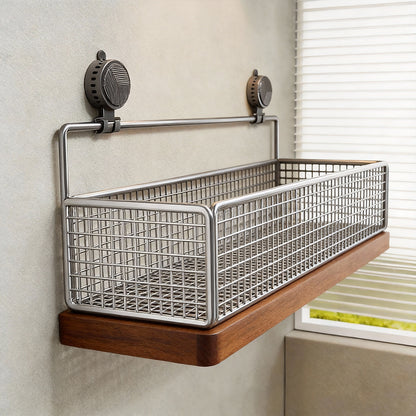 Saug-Montage Vertikales Mesh Kosmetik- & Toiletten-Organizer