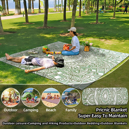 Mandala Design Strandmatte Brehn