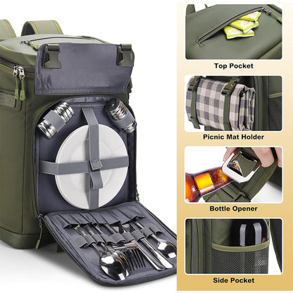 Isolierte Lebensmittel-Liefer-Rucksack Brehn
