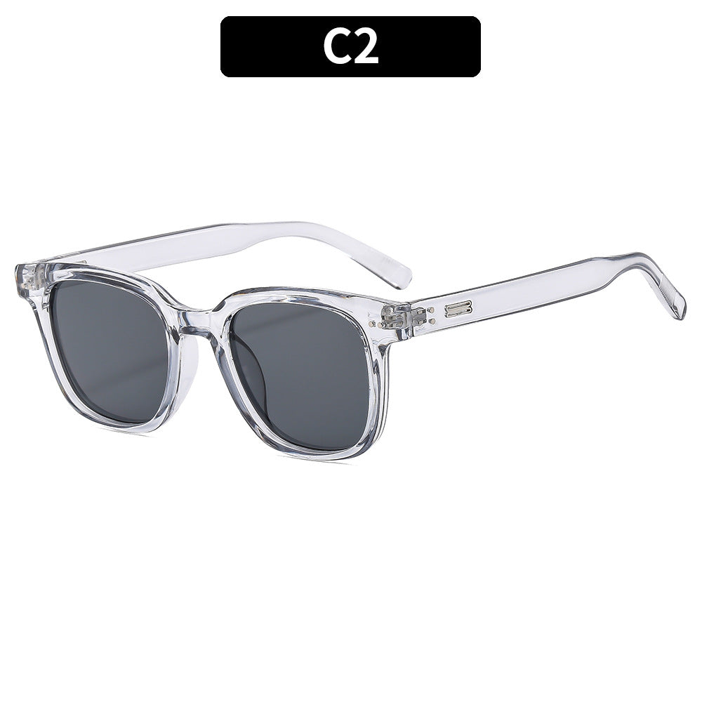 Stylische quadratische Rahmenbrille