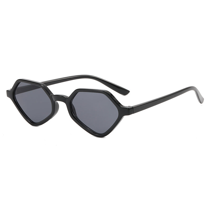 Damen Geometrische Design-Sonnenbrille mit verspiegelten Gläsern Brehn