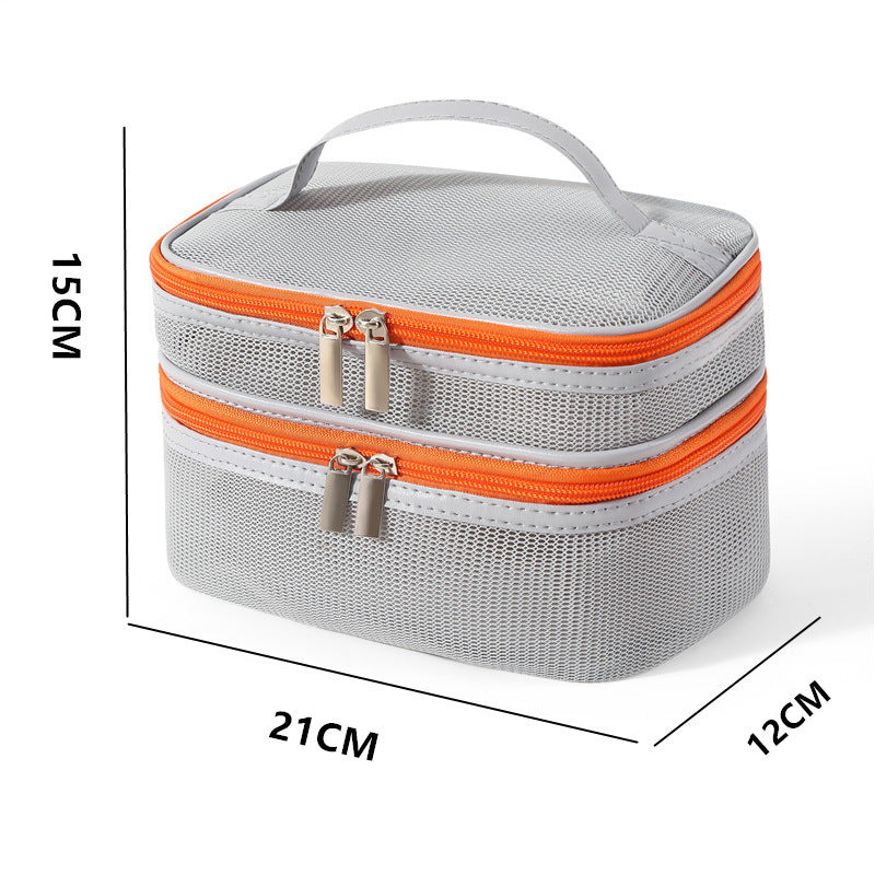 Dual Compartment Makeup Organizer Case Brehn