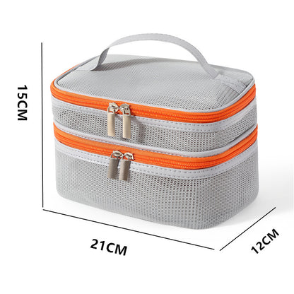 Dual Compartment Makeup Organizer Case Brehn