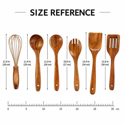 Holz Salatservierset