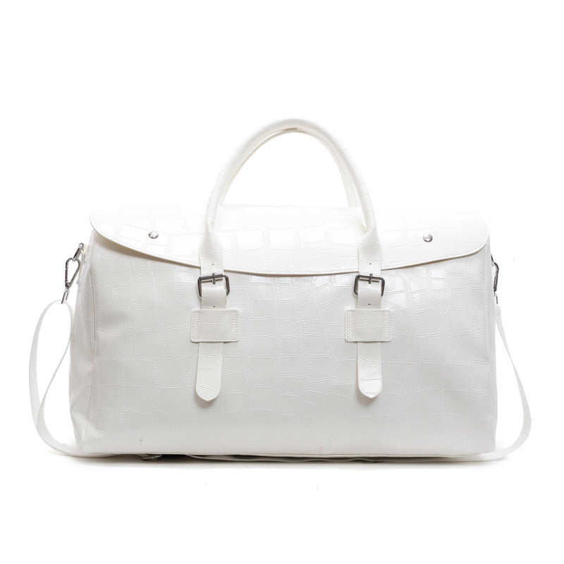 Krokodilstruktur Luxus Reise Duffle Tasche Brehn