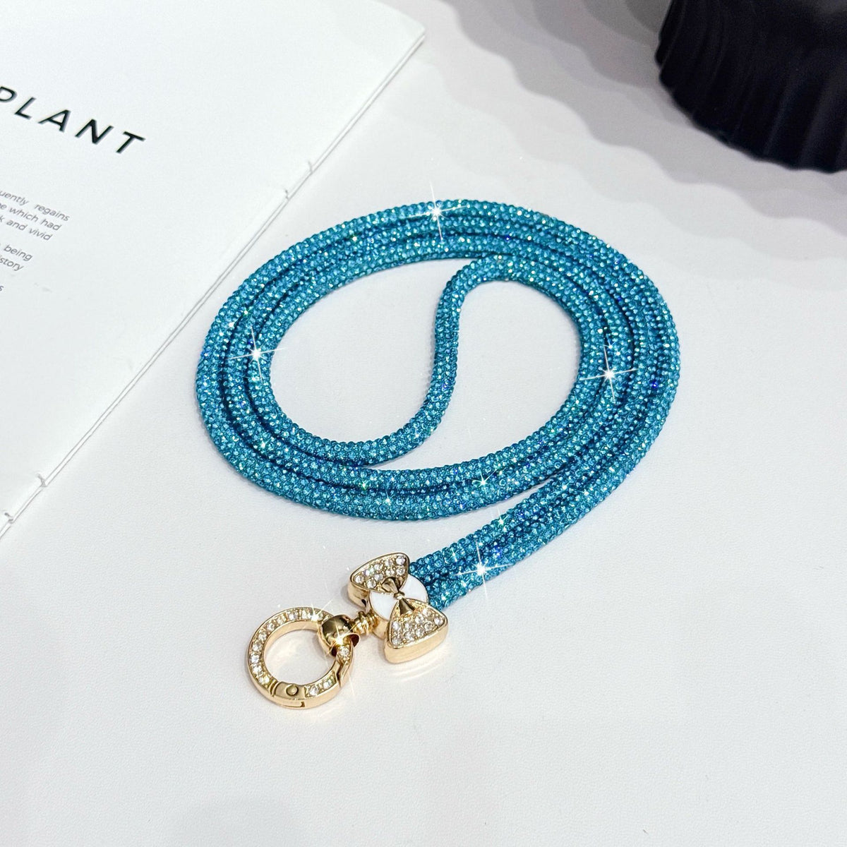 Elegante Strass-Brillen Kette Brehn