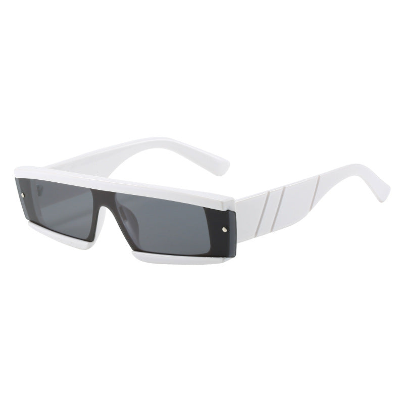 Damen futuristische Sonnenbrille im kantigen Design Brehn