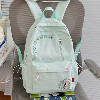 Blumenverzierte Alltag-Rucksack Brehn