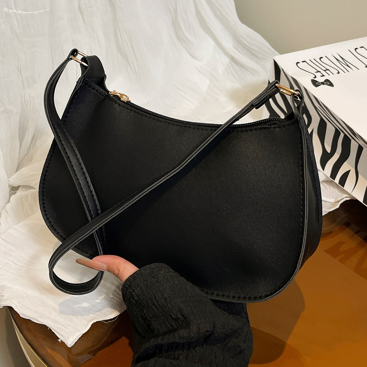 Fauxleder Umhängetasche