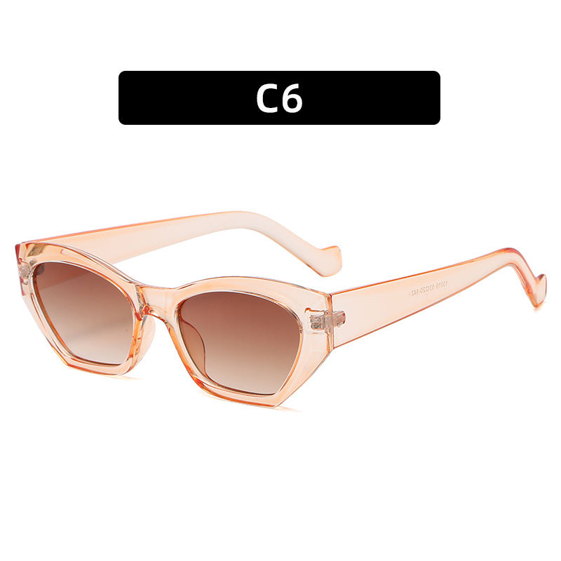 Trendy Katzenauge Sonnenbrille mit auffälligen Rahmen