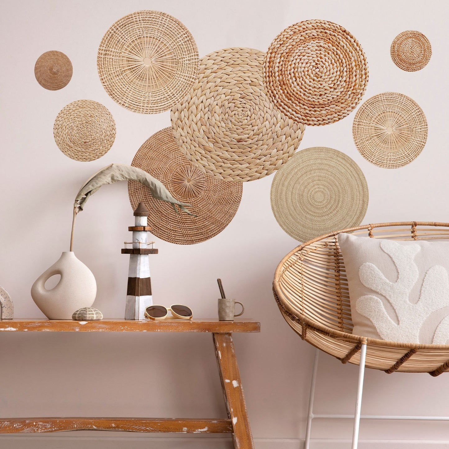 Elegante Wanddekoration Aus Naturmaterialien Brehn