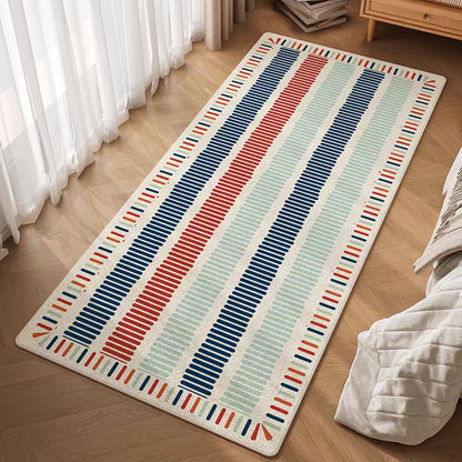 Farbenfroher geometrischer gemusterter Teppich
