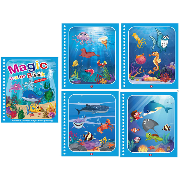 Brehn | Magisches Wasser Malbuch für Kinder