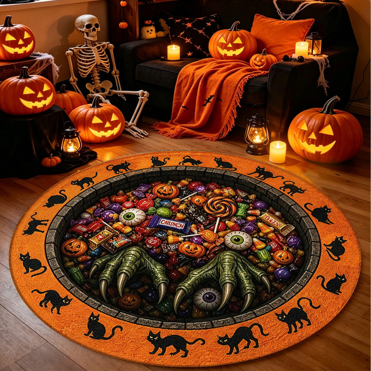 Halloween-Themen Bereichsteppich Brehn