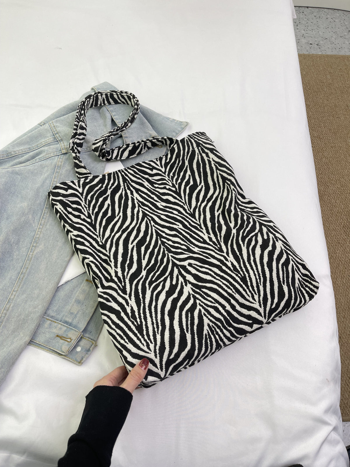 Chic Leopardenmuster Tote Bag