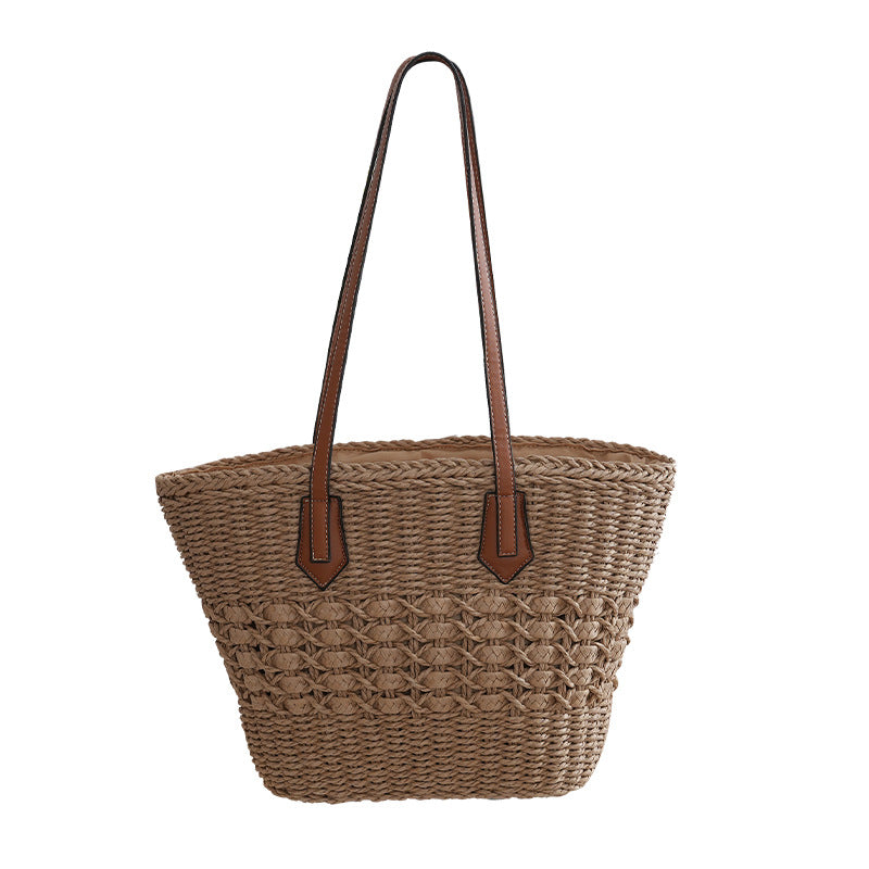 Handgefertigte Einkaufs- und Strandtasche Aus Naturmaterialien Brehn