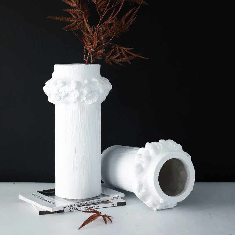 Kunsthandwerkliche dekorative Harzvase