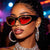 Damen modische Sonnenbrille mit glamourösem Kristallrahmen Brehn
