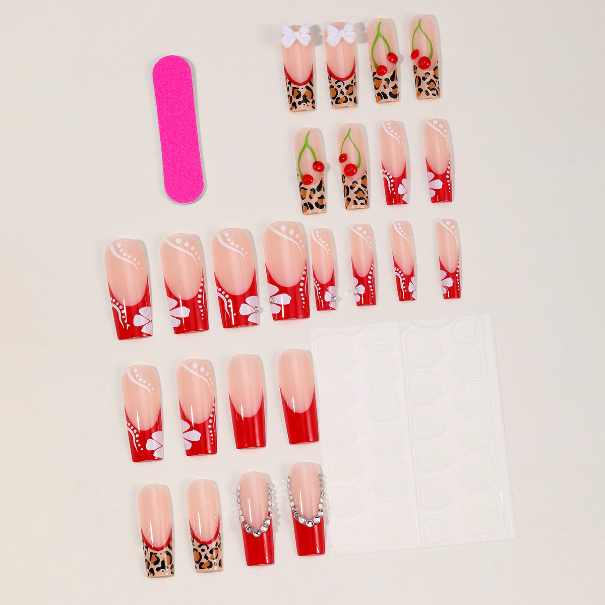 Dekorative Stiletto Nagelkunst Brehn
