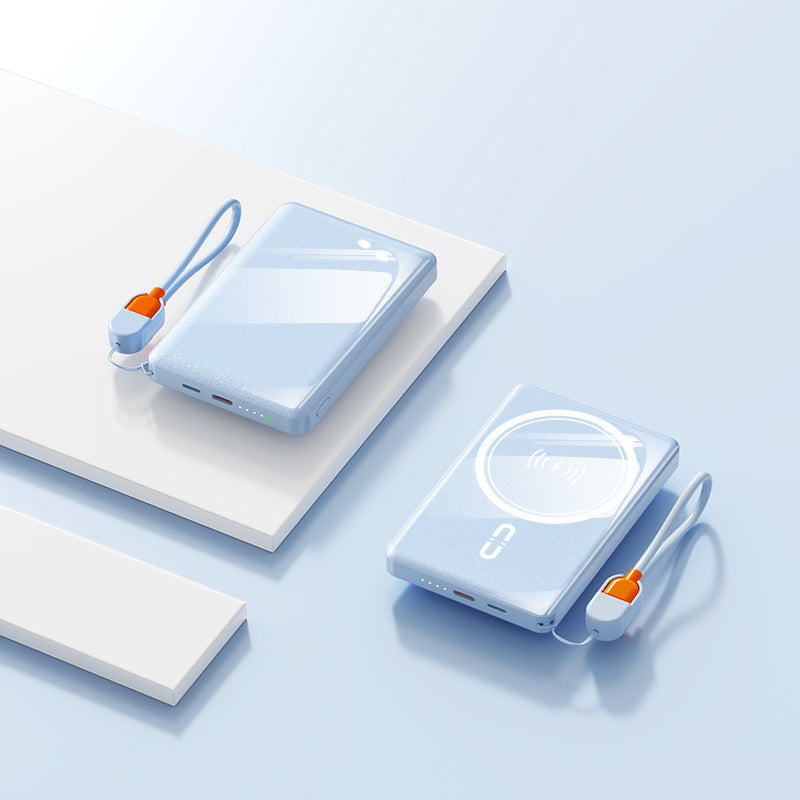 Tragbare Powerbank mit kabelloser Ladeoption und Hochgeschwindigkeitstechnologie Brehn
