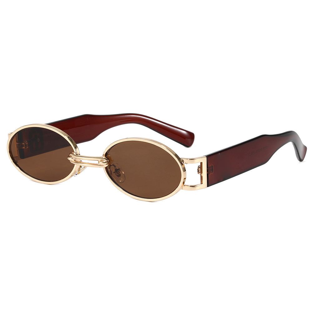 Damen modische Sonnenbrille im ovalen Design Brehn