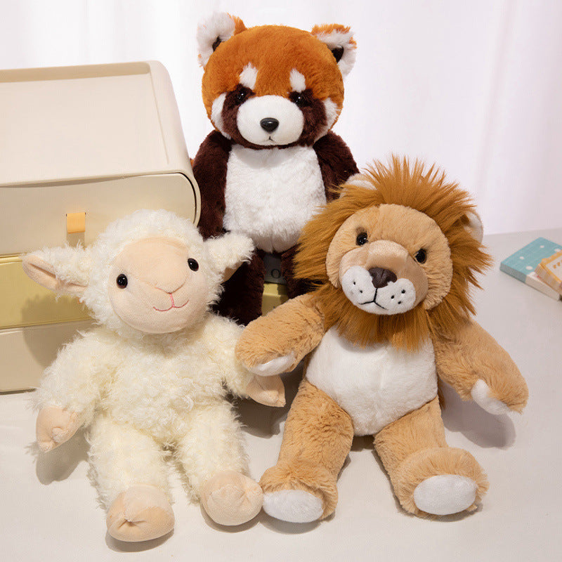 Plüsch Kuh Kuschelgefährte mit weichem Kunstfell, besticktem Gesicht und kuscheliger Schnauze Brehn