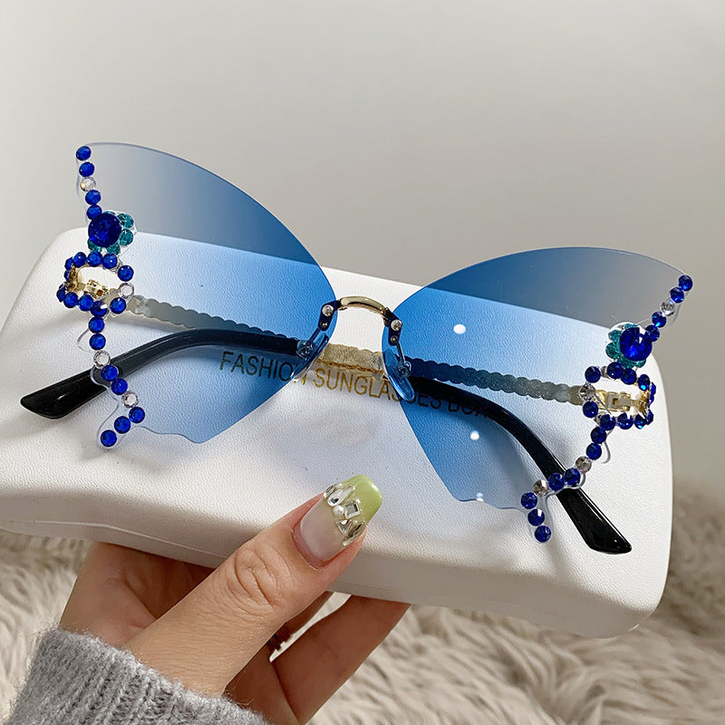 Damen extravagant designte Sonnenbrille Brehn