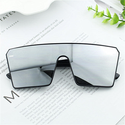 Damen Oversized Shield-Sonnenbrille Brehn