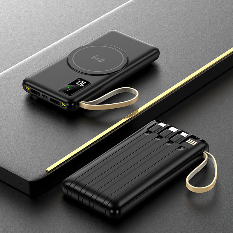 Kabellose Powerbank mit Integrierter Ladestation Brehn