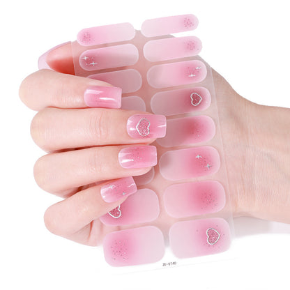 Künstlerische Nagelkunst-Wickel