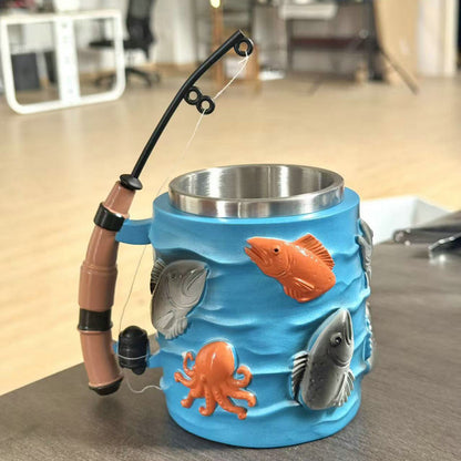 Lustige Angel-Kaffeetasse Brehn