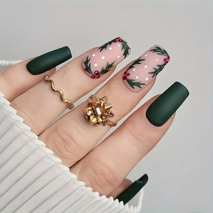Künstlerische winterliche Nail Art Brehn