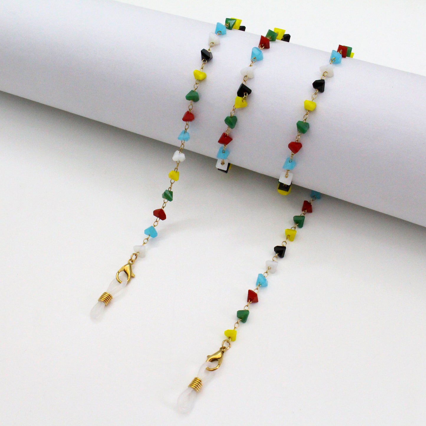 Künstlerische Edelstein Brille Kette Brehn
