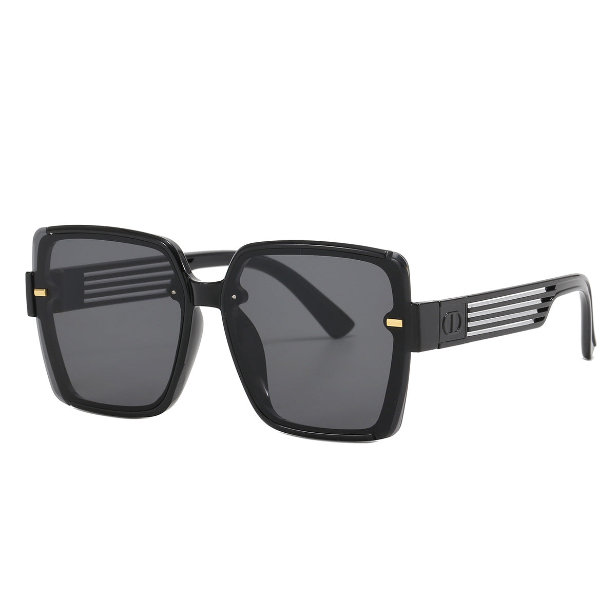 Damen trendige quadratische Sonnenbrille mit UV-Schutz und modischem Gestell Brehn