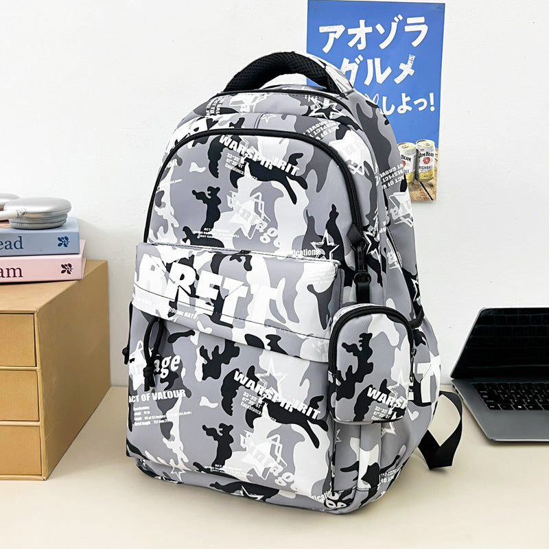 Urban Camouflage Laptop Schulrucksack