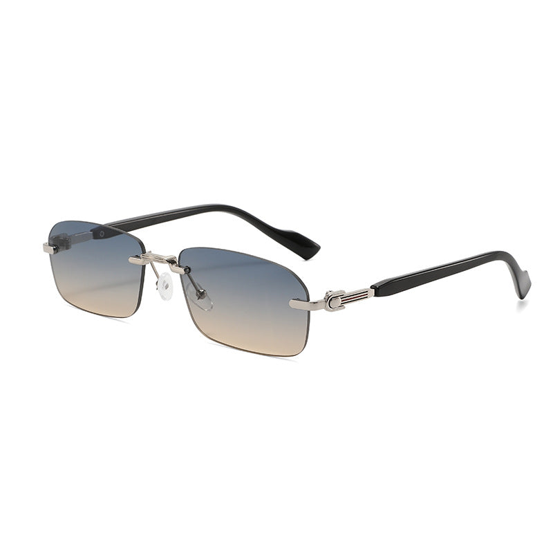 Herren Sleek Geometrischer Rahmen Sonnenbrillen Brehn