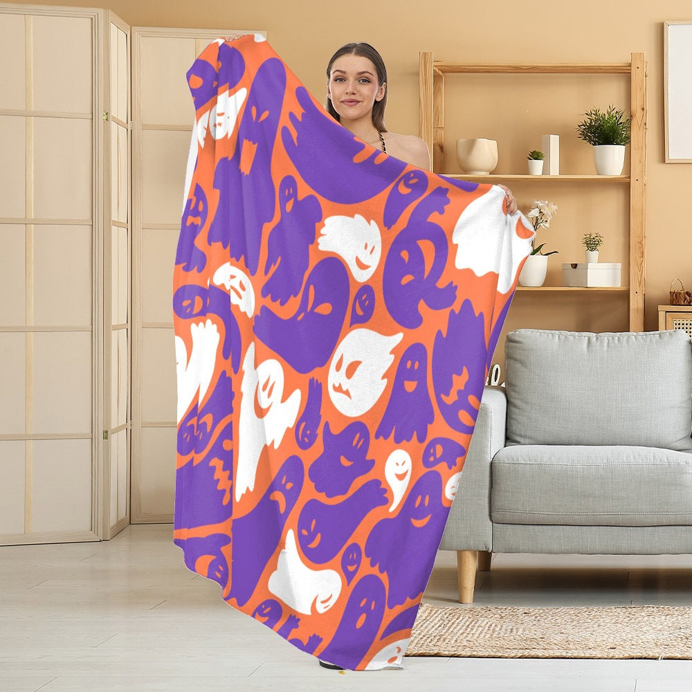 Gemütliche Halloween-Themen Fleece Decke