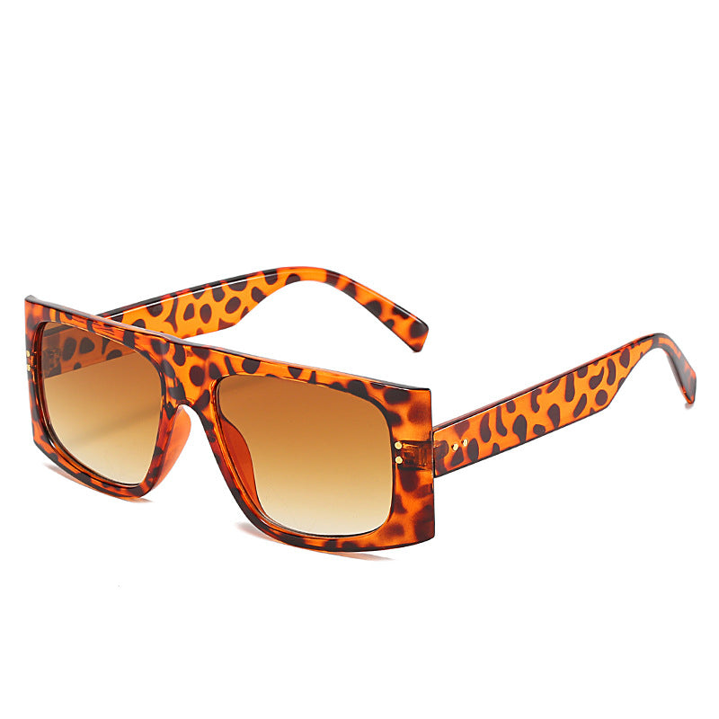 Damen oversized Sonnenbrille mit stylishem, schmalem Rahmen Brehn