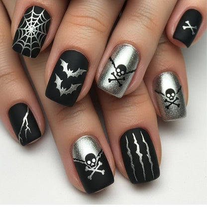 Gothic-Themen Acryl Nagelkunst Verlängerungen Brehn