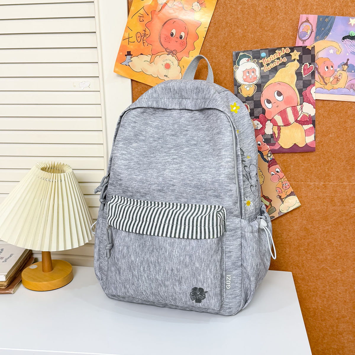 Verspielt gestickter Rucksack Brehn