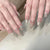 Premium mit Strass verzierte Press-On Nagelspitzen Brehn