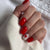 Herzverziertes Premium Press-On Nagelset Brehn
